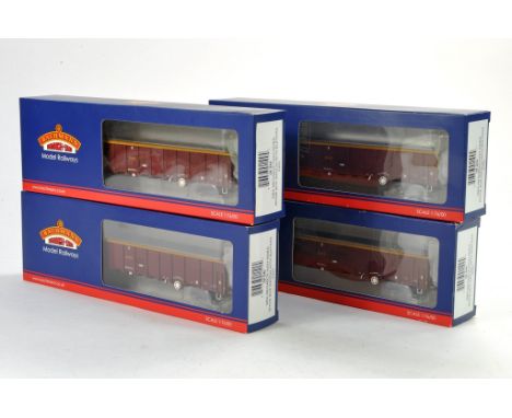Model Railway comprising Bachmann 00 Gauge EWS Highsided Wagons x 4. Appears excellent and unused. 