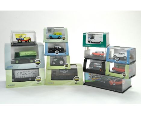 Oxford Diecast, collection of 13 diecast 1/76 issues, various themes including Field Marshall Tractor. Excellent with boxes. 