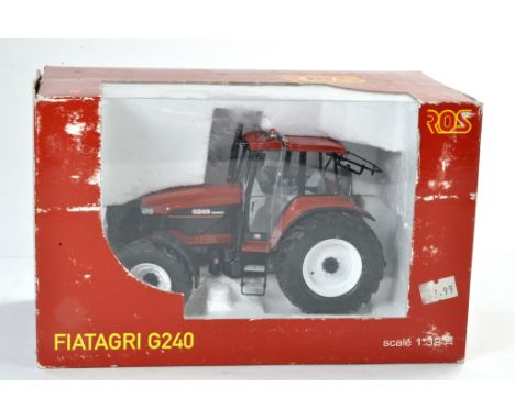 ROS 1/32 Farm / Toy Model comprising Fiatagri G240 Tractor. Excellent and secure in box, box has some storage wear. 