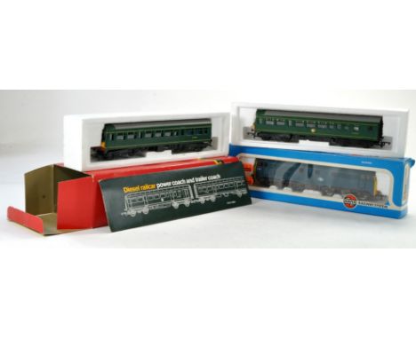 Model Railway comprising duo of locomotives from Hornby and Airfix, gauge 00. Appear very good with original boxes. 