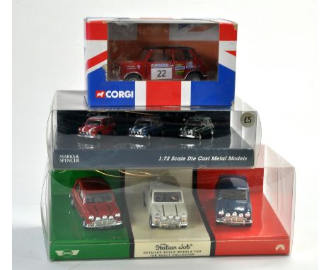 Duo of Marks and Spencer Mini Sets including one by Corgi plus another Corgi Mini issue. Excellent in boxes. 