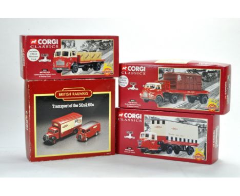 Corgi Commercial Diecast comprising various 'Classics' series issues. 4 boxed examples, including British Rail liveried items