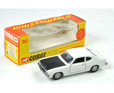 Corgi Whizzwheels No. 303 Roger Clark;s 3 Litre Ford Capri. Some minor marks near edges on tailgate, plus Ford is super detai