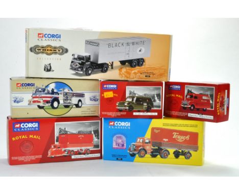 Corgi Commercial Diecast comprising various 'Classics' series issues. 6 boxed examples, including Royal Mail liveried items, 