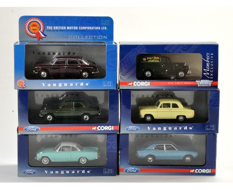 Corgi - Vanguards - Lledo group of six boxed issues, classic cars and one promotional issue. Excellent in boxes. 