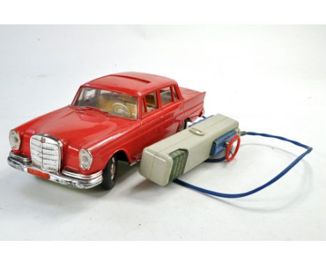 GAMA large plastic remote control battery operated Mercedes. Appears good, some scuffing and light wear. 