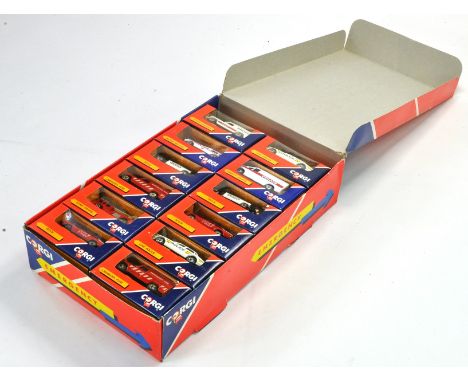 Corgi Diecast Counter Shop Tradebox containing 24 vehicles from the Emergency Range. All Excellent, ex Shop. 