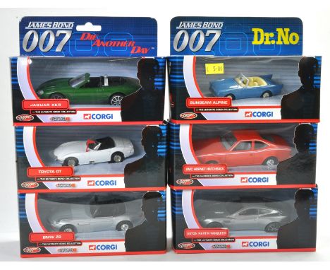 James Bond 007 group of Limited Edition issues, Corgi Ultimate Bond Collection comprising six issues as shown. All Excellent.