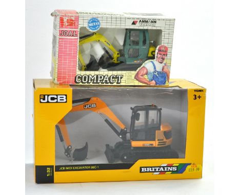Britains 1/32 Farm / Toy Model comprising JCB Midi Excavator, excellent with light wear to box, plus Joal issue. 