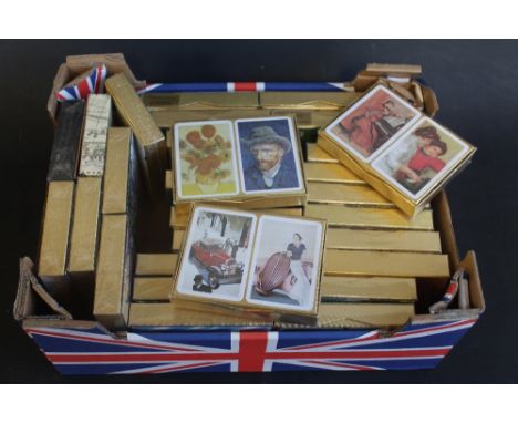 A COLLECTION OF THIRTY UNOPENED PIATNIK TWIN DECK BRIDGE PLAYING CARDS
