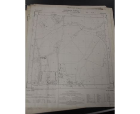 A COLLECTION OF TWENTY FIVE EARLY 20TH CENTURY ORDNANCE SURVEY MAPS, mainly of Wolverhampton and the surrounding area to incl