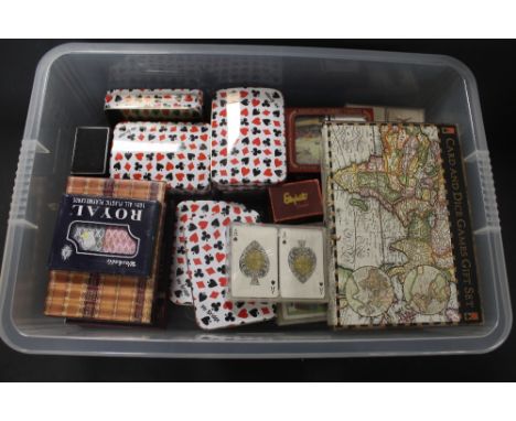 A COLLECTION OF THIRTY BOXED SETS OF TWIN DECK PLAYING CARDS, to include some unopened, also Mr Bridge sets, and a N.A.C Bath