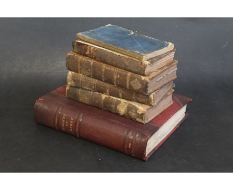 A BOX OF ANTIQUARIAN BRITISH TOPOGRAPHICAL BOOKS to include 'The History and Gazetteer of the County of Derby....', The mater