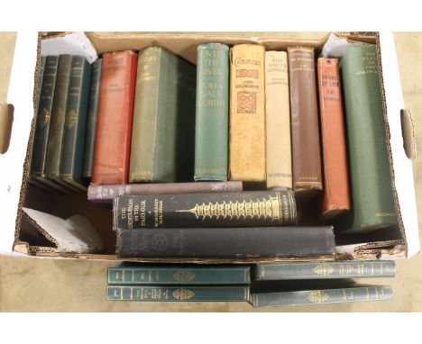 A COLLECTION OF EARLY TWENTIETH CENTURY FIRST EDITIONS to include John Galsworthy - 'The Plays of John Galsworthy', 1929, lim