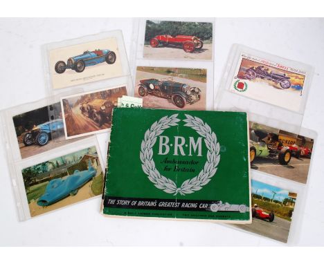 MOTORSPORT: An original vintage 1950 Booklet ''B.R.M. AMBASSADOR FOR BRITAIN''. Story of B.R.M Racing Car. Well illustrated w