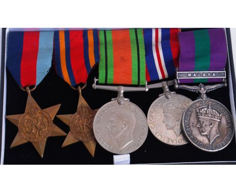 MEDAL GROUP: Ware, K. 21006181 Grenadier Guards medal group, WWII Second World War - Defense Medal, War Medal, 39-45 Star, Bu