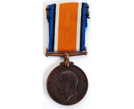 An unusual original WWI First World War issue unnamed British army War medal. George V to one side, dates to the other. Uneng