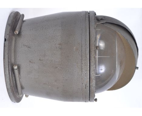 A SESTREL SHIPS BINNACLE COMPASS No.10961/V, inscribed Henry Browne & Son Ltd, Barking & London with double pivoting dome cov