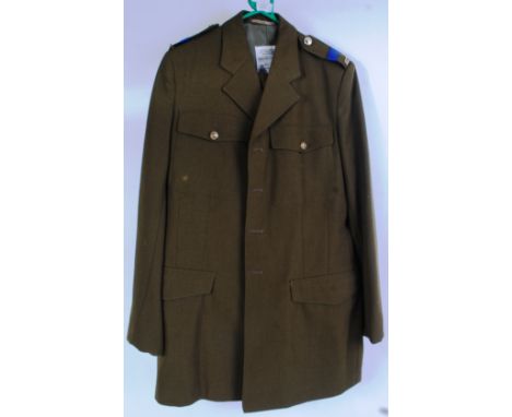 UNIFORM: An original ' No. 2 ' Soldiers Uniform Dress Army uniform (jacket and trousers), 1980 pattern. With brass buttons. 