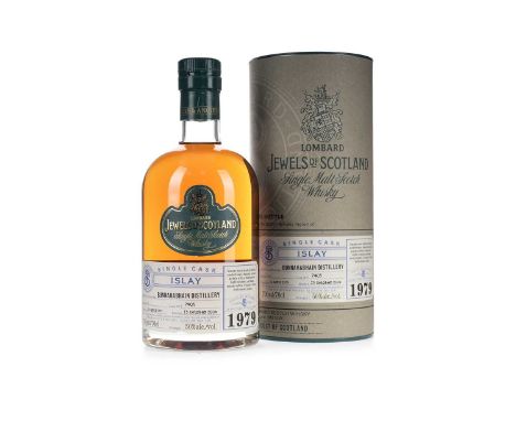 BUNNAHABHAIN 1979 25 YEAR OLD LOMBARD JEWELS OF SCOTLAND ISLAY SINGLE MALT  Purpose built in 1881 by William Baxter, Bunnahab