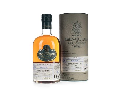 BUNNAHABHAIN 1979 25 YEAR OLD LOMBARD JEWELS OF SCOTLAND - BOTTLE NUMBER 5 ISLAY SINGLE MALT  Purpose built in 1881 by Willia