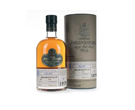 BUNNAHABHAIN 1979 25 YEAR OLD LOMBARD JEWELS OF SCOTLAND - BOTTLE NUMBER 6 ISLAY SINGLE MALT  Purpose built in 1881 by Willia