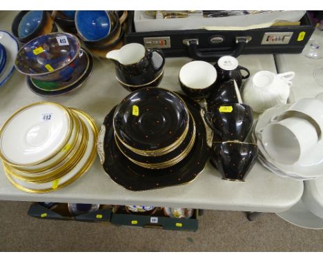 Mixed selection of vintage teaware by Coalport, Dakin etc