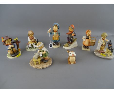 Eight Goebel/Hummel figurines
