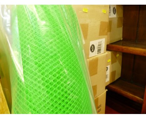 CATERING EQUIPMENT - Tablecraft 2ft x 40ft green bar shelf liner (one roll per box) - sixteen boxes, (bar code 727875039033)