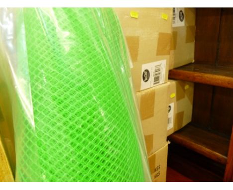 CATERING EQUIPMENT - Tablecraft 2ft x 40ft green bar shelf liner (one roll per box) - seventeen boxes, (bar code 727875039033