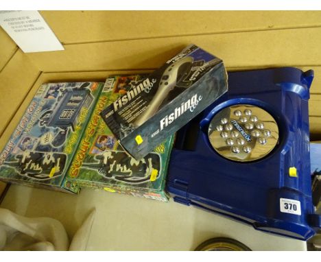 Quantity of vintage children's games including 'Scout's Station', 'Meganetics Magnetics' etc