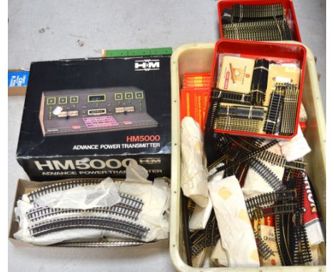 Hammant & Morgan Ltd, an advance power transmitter HM5000, an HM loco tester and a mixed selection of unboxed Fleischmann and