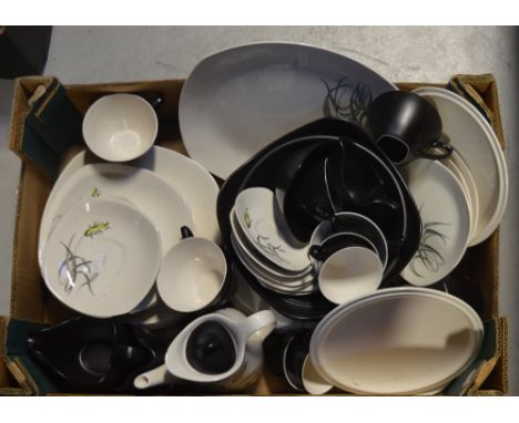 A large quantity of Midwinter 'Bali Hai' teaware to include coffee pot, cups, saucers etc.   CONDITION REPORT  Coffee pot has