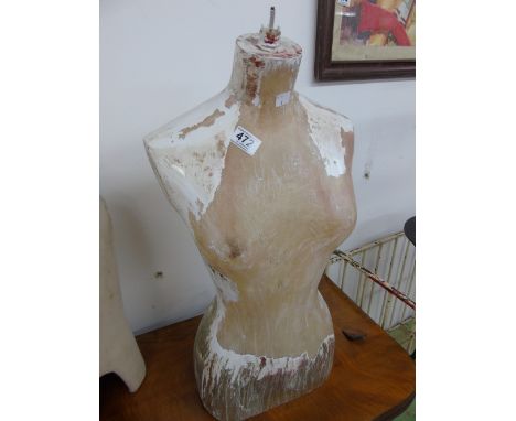 VINTAGE FEMALE TORSO MANNEQUIN