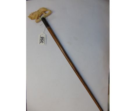 LION MOUNTED SWAGGER STICK