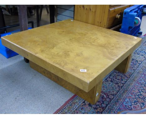 ART DECO STYLE BIRDS EYE MAPLE COFFEE TABLE 