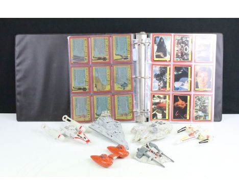Star Wars - Six unboxed Kenner Star Wars diecast vehicle models to include Y-Wing, Rebel Armoured Snowspeeder, Millennium Fal