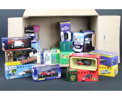 23 boxed and cased diecast models to include 8 x Vanguards examples featuring VA07201, VA04603, VA07901, VA01116, VA00413, VA