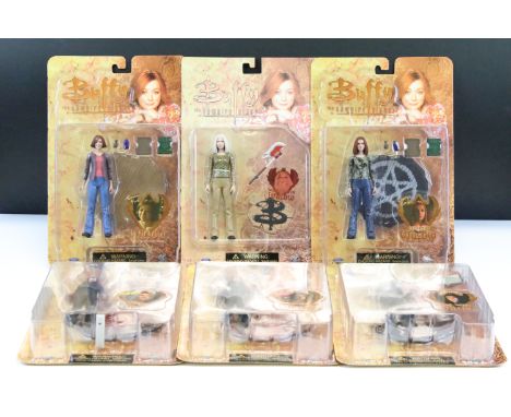 Collection of six carded Diamond Select Willow's from Buffy The Vampire Slayer action figures to include Dark Witch Willow ex