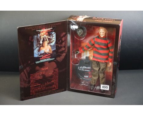 Boxed Sideshow Collectables A Nightmare On Elm street Freddy Krueger 12" inch collectible figure, unopened and ex with origin