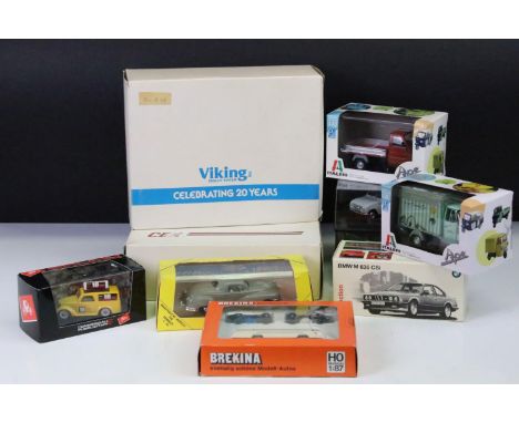 Collection of ten boxed diecast models to include CEX lorry, Viking Freight System Celebrating 20 years, Kager Edition, Breki