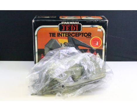 Star Wars - Original boxed Palitoy Star Wars Return Of The Jedi TIE Interceptor Vehicle set, complete with instructions, vehi