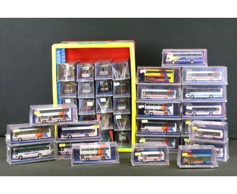 41 Sealed cased Corgi Bus Operators in Britain diecast model buses, ex (2 boxes) 