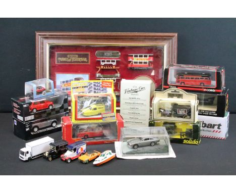 Collection of 12 boxed and carded diecast models to include Eddie Stobart Temperature Controlled trailer Emma Jade, Only Fool