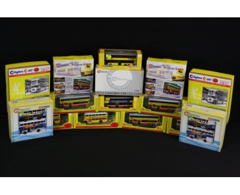 15 boxed Citybus Limited Corgi Original Omnibus and EFE Exclusive First Editions diecast models to include 8 x EFE's featurin