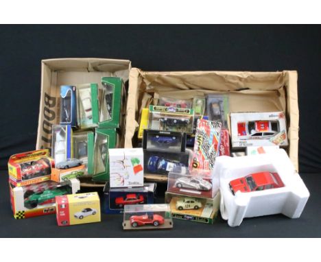 29 Boxed / cased diecast models to include AutoArt, Saico, Polistil, Corgi, Matchbox, Burago, Pauls Model Art Minichamps, etc