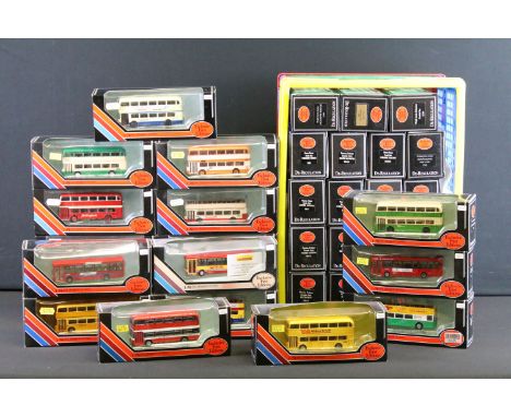 37 Boxed EFE Exclusive First Editions De-Regulation diecast model buses, all excellent with small ref stickers to box 