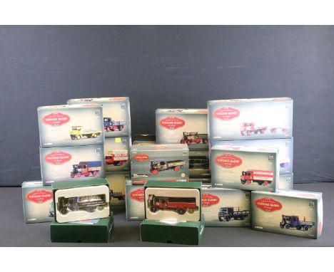 19 Boxed Corgi ' Vintage Glory Of Steam ' limited / premium edition diecast models to include 80004, CC20209, 80202, 80009, C