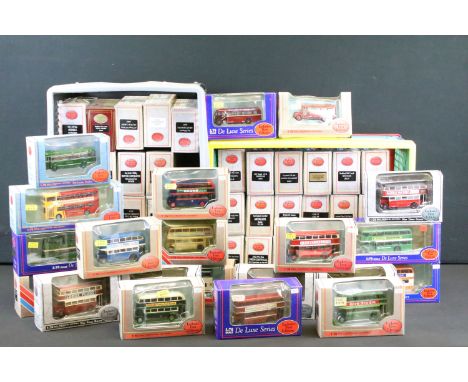 57 Boxed EFE Exclusive First Editions diecast model buses to include DeLuxe Series, War Time etc, ex (3 boxes) 