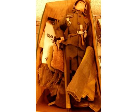 German soldier Action Man with multiple accessories 
